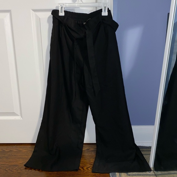 Zara Pants - Wide leg pant with belt